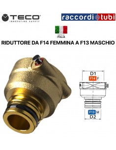 FASTEC GIUNTO RIDOTTO F14F-M13 RF12101100