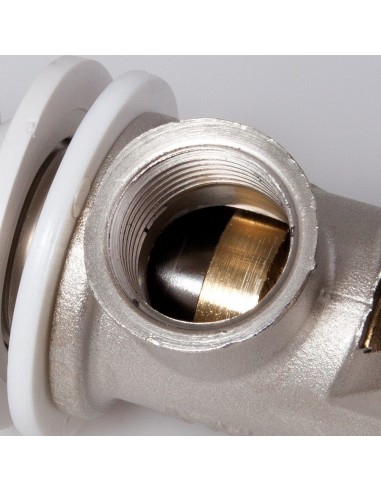 GALLEGGIANTE STAMPATO OTTONE FUSO 1" SEDE INOX...