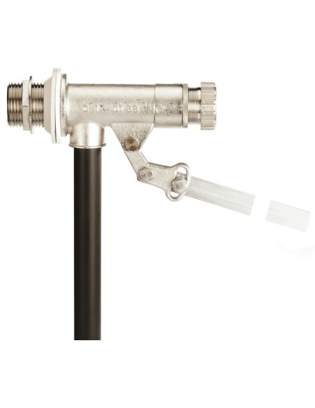 GALLEGGIANTE STAMPATO OTTONE FUSO 1" SEDE INOX ALTA PRESSIONE