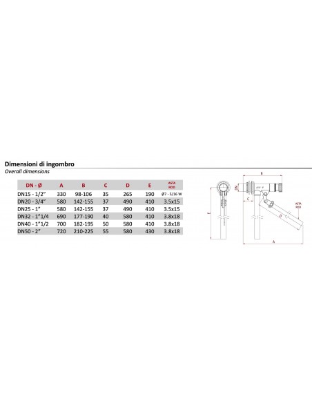 GALLEGGIANTE STAMPATO OTTONE FUSO 1.1/4 SEDE INOX ALTA PRESSIONE