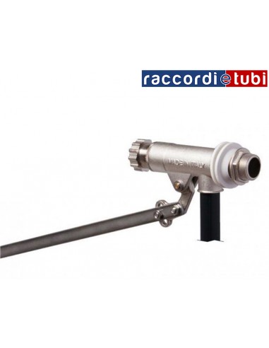 GALLEGGIANTE STAMPATO OTTONE FUSO 2" SEDE INOX...