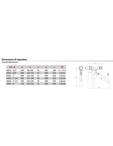 GUSS-MESSING SCHWIMMER 3/4 MIT EDELSTAHL SITZ...