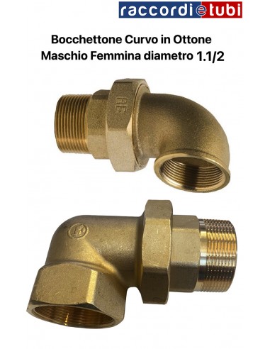 BOCCHETTONE OTTONE CURVO M/F 1.1/2
