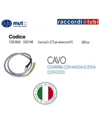 CAVO DI COLLEGAMENTO VALVOLE MUT SERIE VMR...