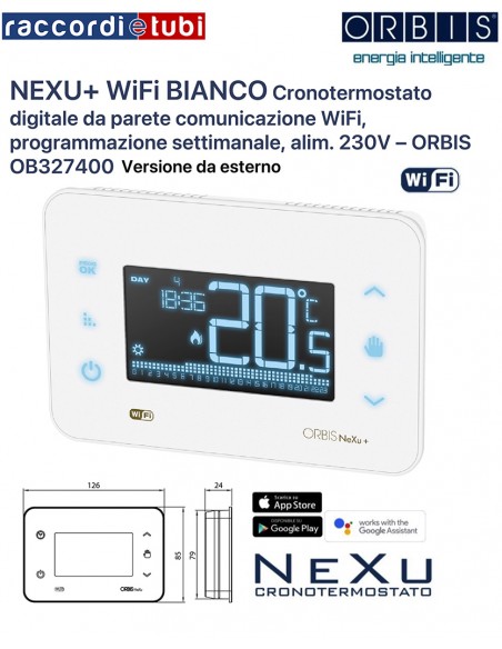 CRONOTERM.ORBIS NEXU BIANCO AUSSEN