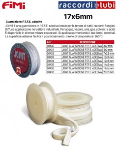 CORDA IN P.T.F.E.ADESIMA  mm.17X6