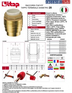 ENDKAPPE ITAP FIT TERMINAL DURCHMESSER 20