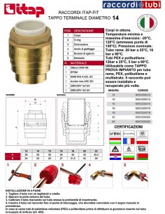 ITAP ENDKAPPE FIT MIT DURCHMESSER 14