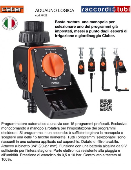 PROGRAMMIERER CLABER AQUAUNO LOGICA 8422