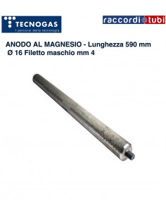 ANODO AL MAGNESIO - 590 mm x Ø 16 x m 4