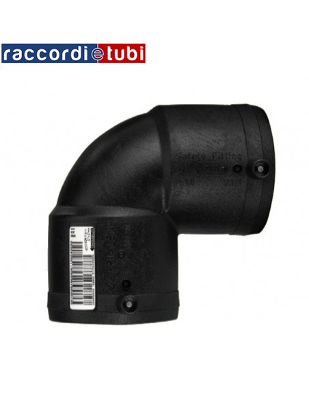 GOMITO A 90° PER ELETTROFUSIONE AD ALTA PRESS.Ø 50