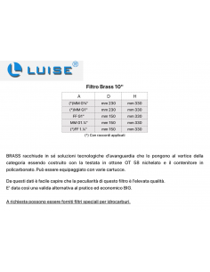 SCHWERER MESSINGFILTER LUISE 1" 504.1050 2