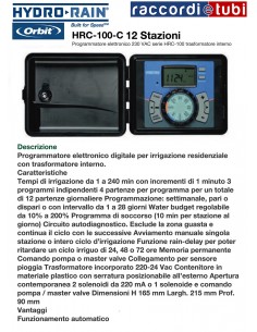 ORBIT HRC-100-C PROGRAMMIERER 12 STATIONEN