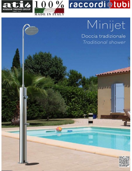 Dusche aus Edelstahl 316L ATI MIX MINIJET-M