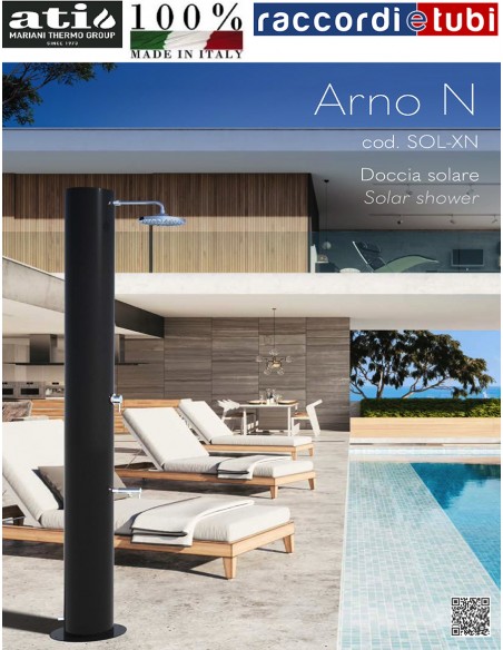 DOCCIA SOLARE ATI IN  ACCIAIO INOX ARNO N SOL-XN