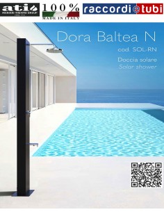 DOCCIA SOLARE ATI IN ACCIAIO INOX DORA BALTEA SOL-RN