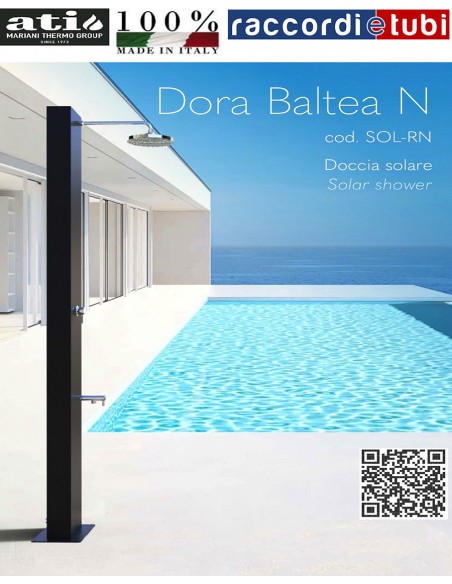 DOCCIA SOLARE ATI IN ACCIAIO INOX DORA BALTEA SOL-RN