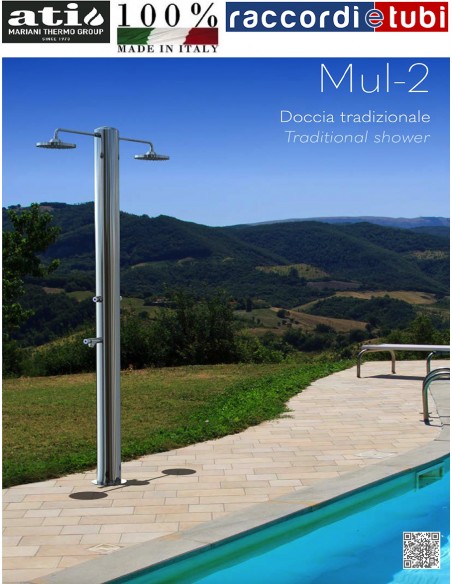 Doccia in Acciaio INOX 316 BA ATI MUL-2P