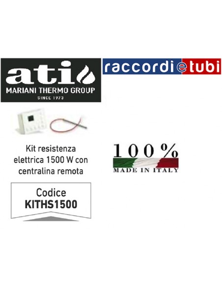 KIT RESISTENZA 1500W CON CENTR.REMOTA