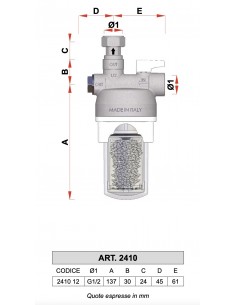 DOSATORE di polifosfati POLYFAR 1/2 2410 12 2