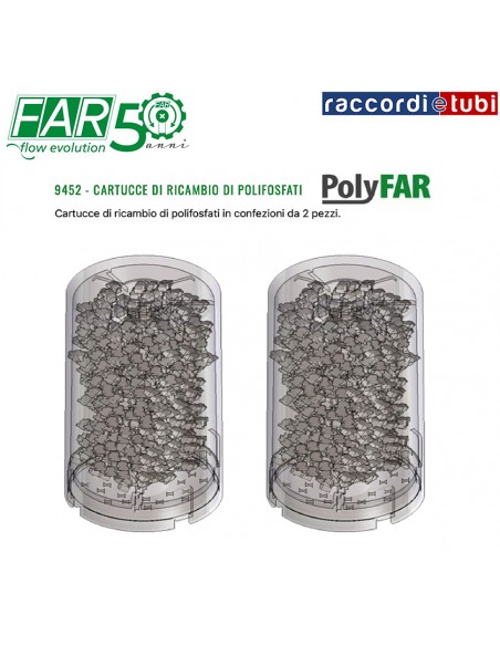 FAR 9452 POLYPHOSPHAT NACHFÜLLUNG, PACKUNG MIT 2 STÜCK