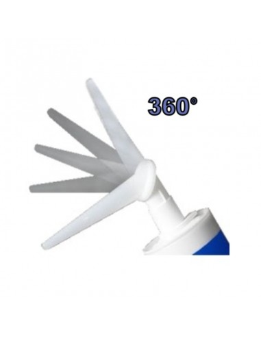 BECCUCCIO ORIENTABILE PER TUBO SILICONE 5 P/Z