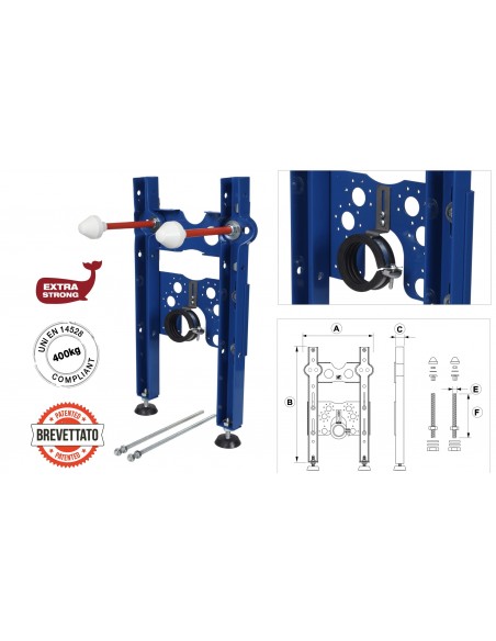 STAFFA GIA PER BIDET SOSPESO