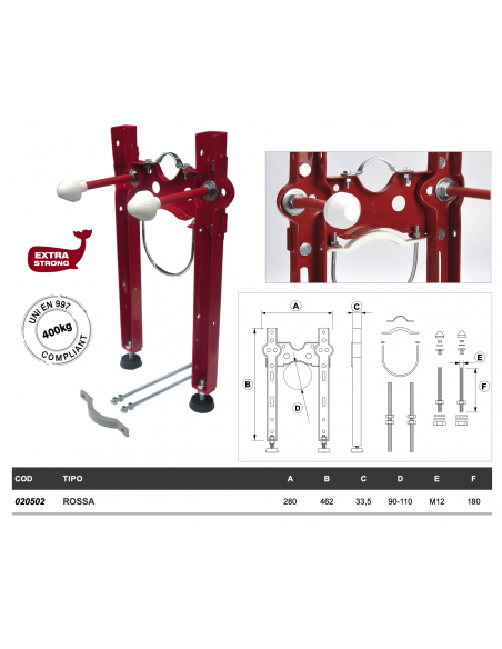 STAFFA GIA PER VASO SOSPESO