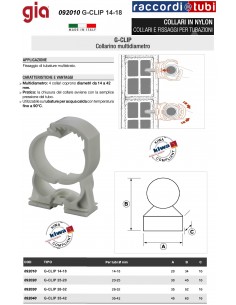 COLLAR GIA G-CLIP 14*18