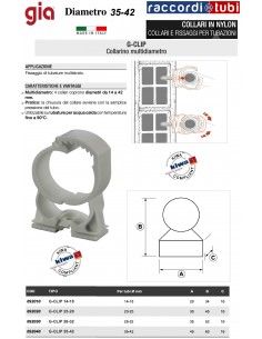 COLLARE GIA G-CLIP 35*42