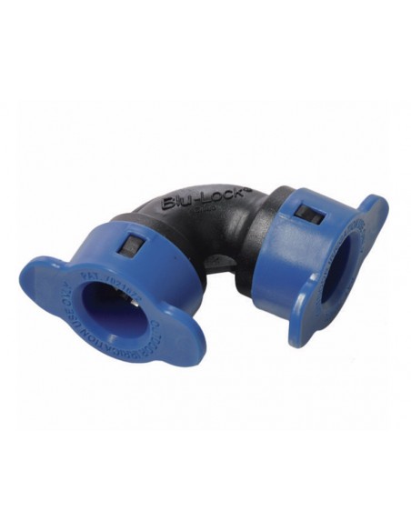 RACCORDO BLU LOCK GOMITO