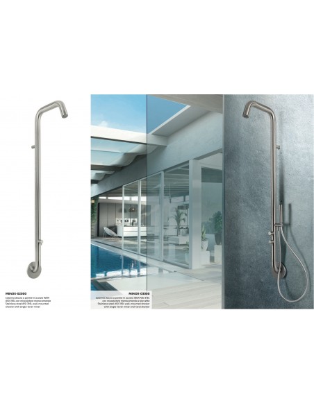 DOCCIA ACCIAIO INOX IDRAL M84DX-00000