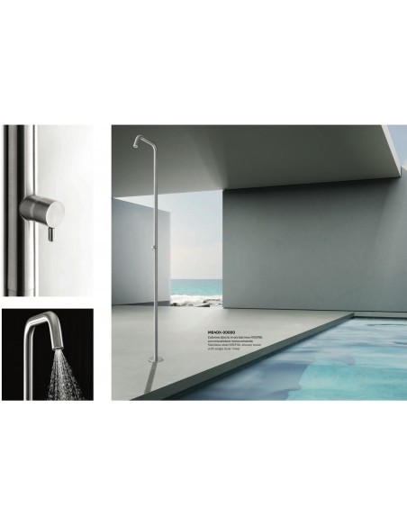 DOCCIA ACCIAIO INOX IDRAL M84DX-00000