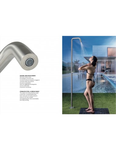 DOCCIA ACCIAIO INOX IDRAL M84DX-00000