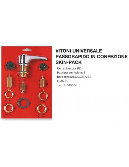VITONE UNIVERSALE PER PASSO RAPIDO IN KIT