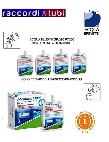 ACQUASIL 20/40 POLIFOSFATO LIQUIDO 4 RICARICHEC...