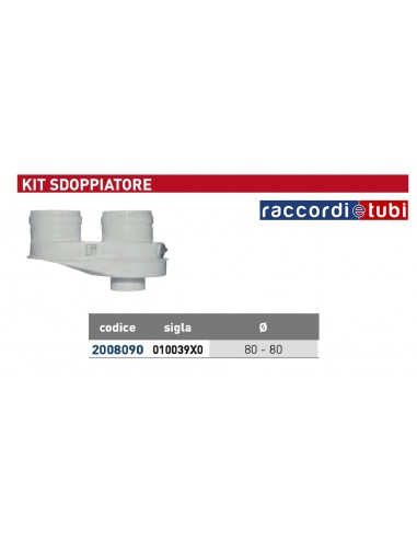 KONA KIT SDOPPIATORE TUBI ARIA/FUMI 80/80