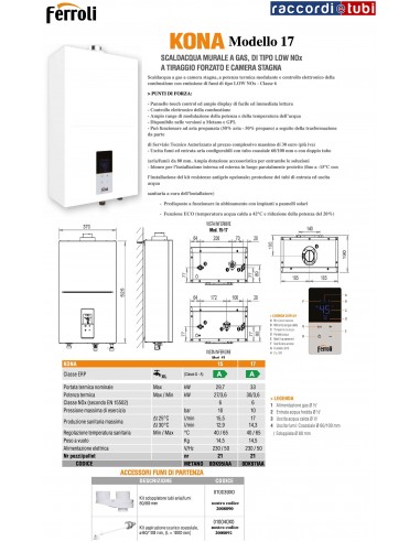 GAS-WARMWASSERGERÄT KONA 17 ERDGAS
