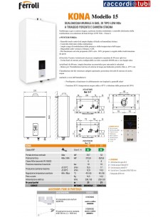 SCALDACQUA A GAS KONA 15 METANO