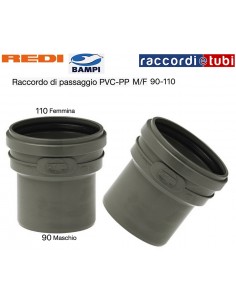 RIDUZIONE A INNESTO PVC MF 90X110