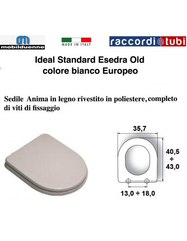 SITZ IDEAL STANDARD ESEDRA OLD EUROPÄISCH WEISS