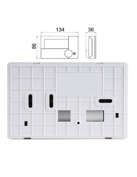 DIGITALER TAGES- UND WOCHENZEITPROGRAMMIERBARER THERMOSTAT TCD02B2001GD