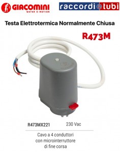 ELEKTROTHERMISCHER STELLANTRIEB GIACOMINI 230V R473MX221