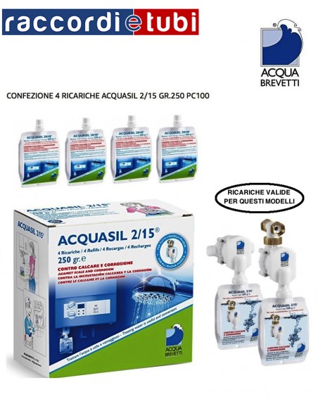 ACQUASIL 2/15 FLÜSSIGER POLYPHOSPHAT 4 NACHFÜLLUNGEN VON 250 G PC100