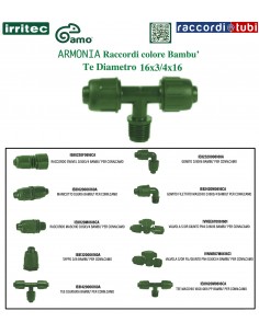 TE IRRITEC 16X3/4M.X16 BAMBU