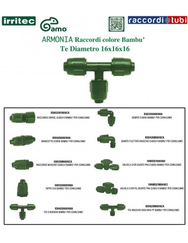 TE IRRITEC 16X16X16 BAMBU'