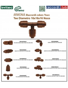 TE IRRITEC 16X16X16 NOCE