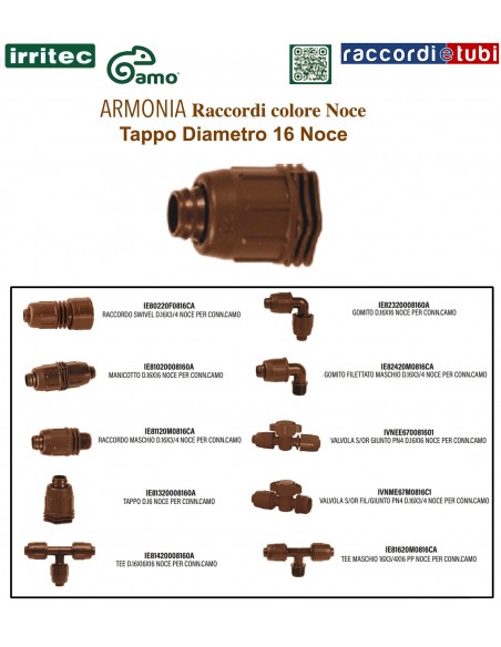 IRRITEC-STOPFEN 16 NUSSBAUM