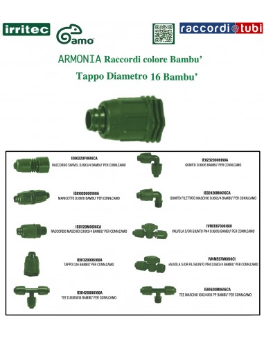 IRRITEC STOPFEN 16 BAMBUS