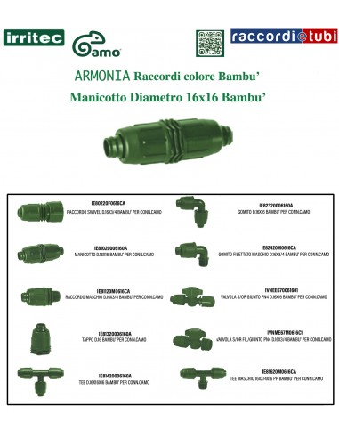 IRRITEC MANSCHETTE 16X16 BAMBUS
